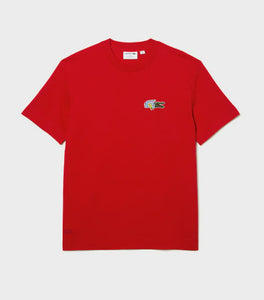 LCA-E15 (Lacoste holiday relax fit t-shirt red) 22396522 LACOSTE