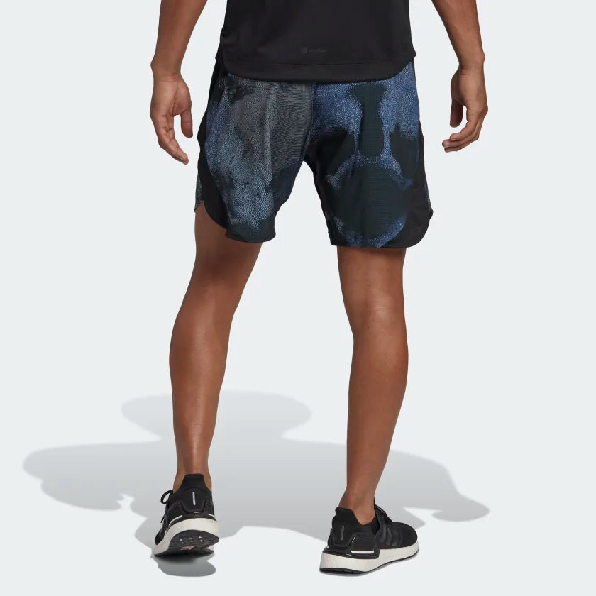 AA-G16 (Adidas D4T HITT allover print training shorts black/multicolour) 112294605 ADIDAS