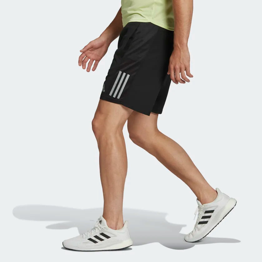 AA-O16 (Adidas own the run shorts black/reflective silver) 112292815 ADIDAS