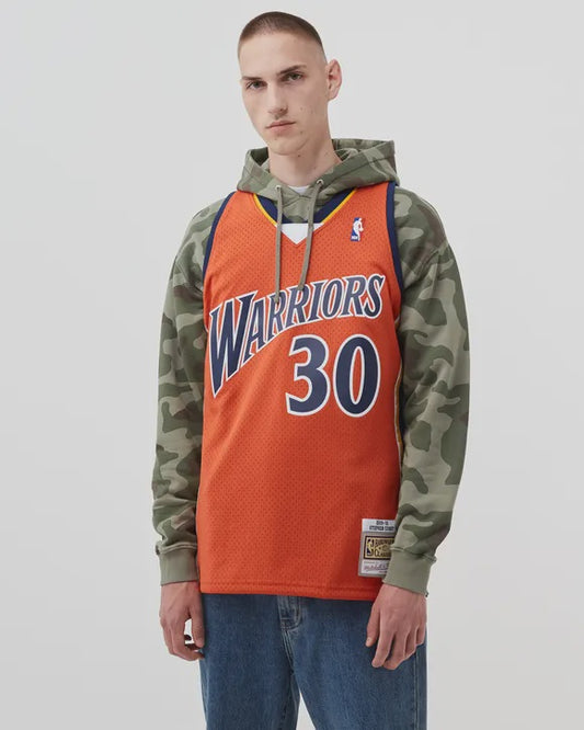 MNA-K34 (Mitchell and ness swingman jersey warriors curry 09-10 dark orange) 122398695