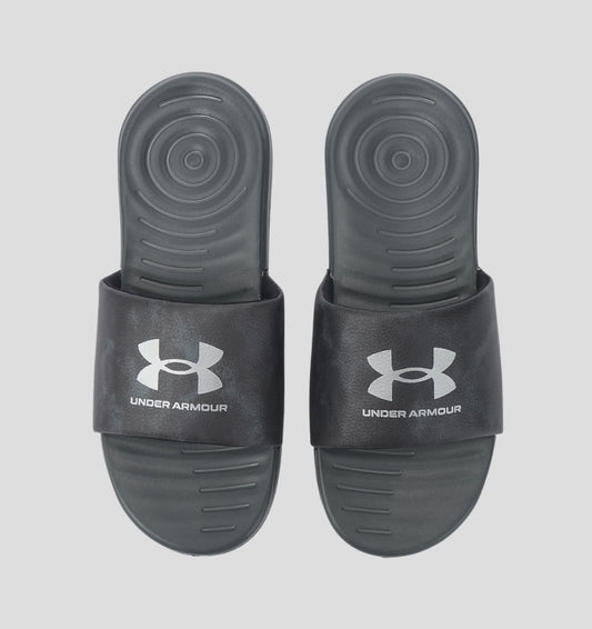 UA-E8 (Under armour ansa graphic slides black/pitch gray/metallic silver) 22492608