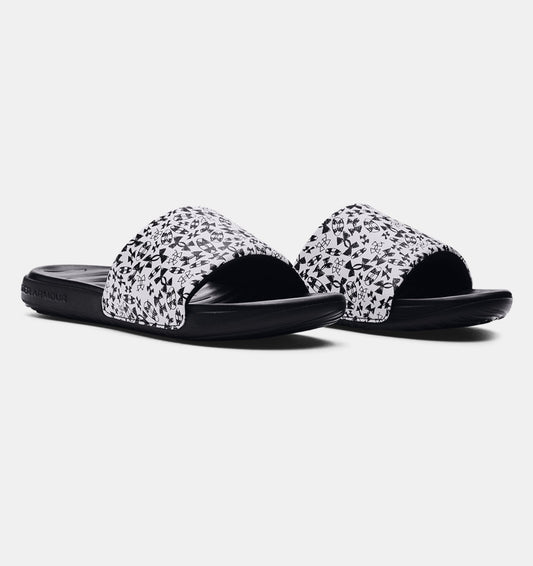 UA-F8 (Under armour ansa graphic slides white/black) 22492608