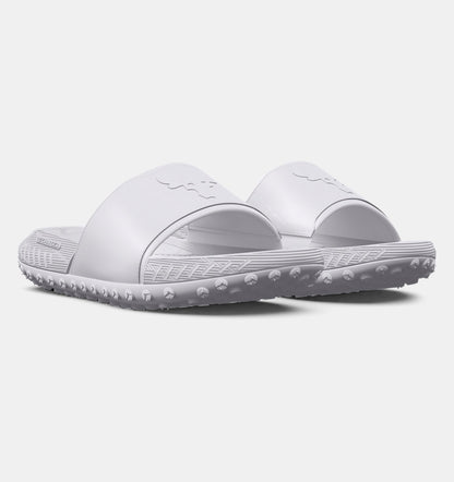 UA-W7 (Under armour unisex project rock slides white/halo grey