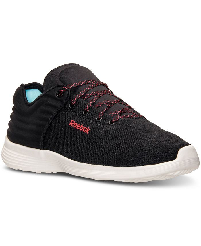 R-V8 (Reebok women's skyscape fuse walking shoes black/red) 8159500