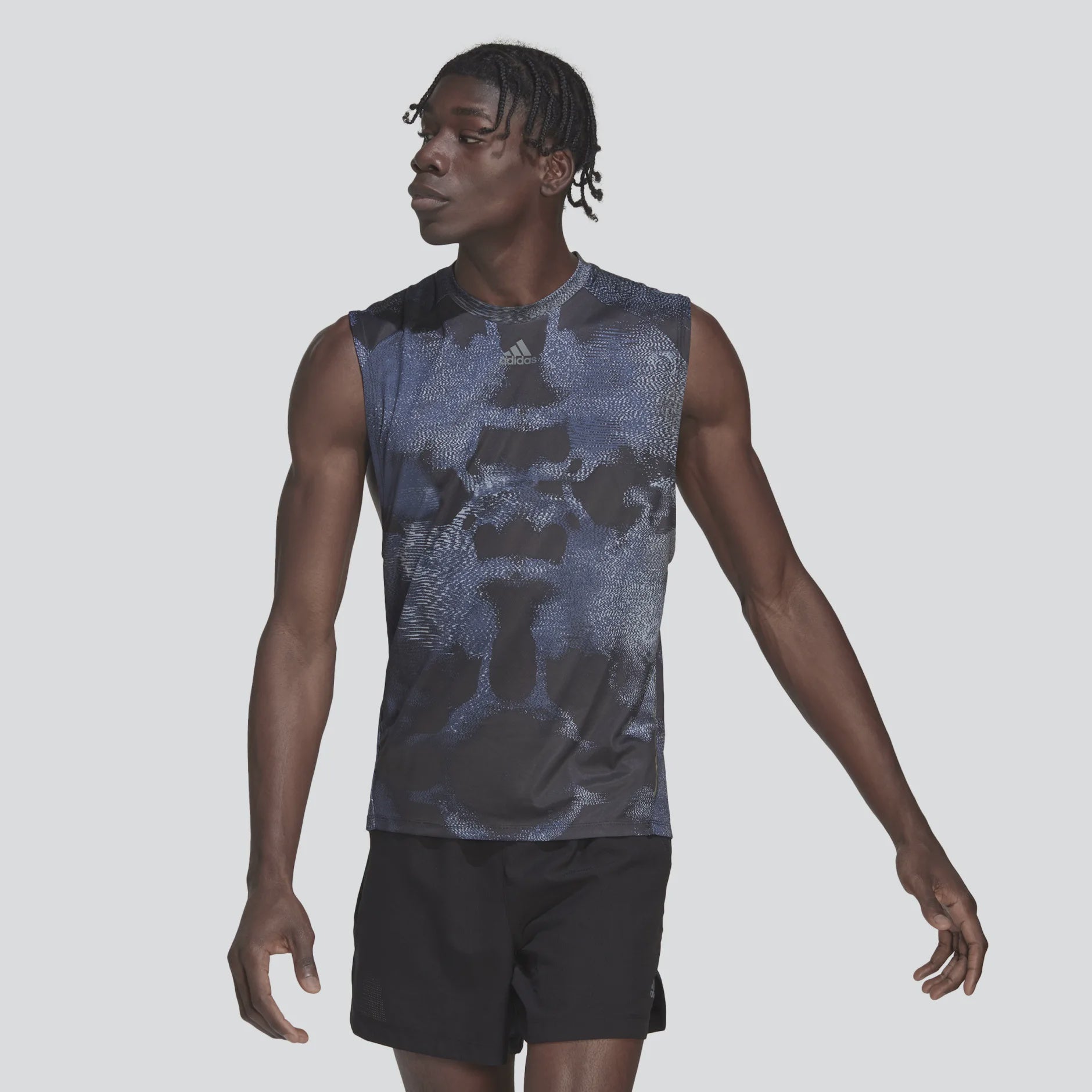 AA-L15 (HIIT Allover print training tank multicolour/black) 82293840 ADIDAS