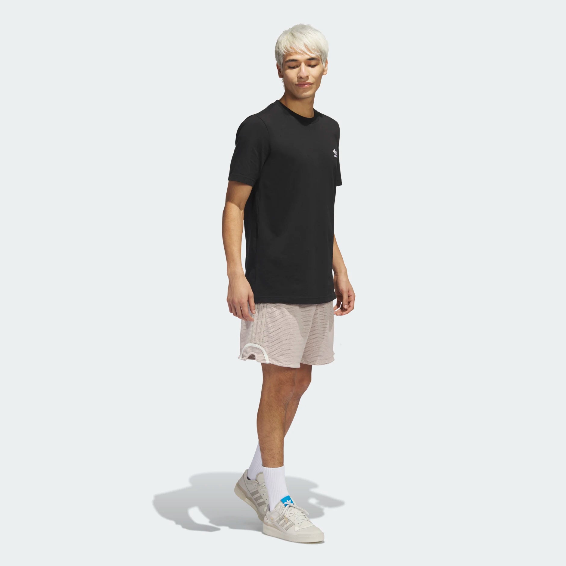 AA-Q19 (Adidas basket ball mesh shorts wonder taupe/off white) 32294350 ADIDAS