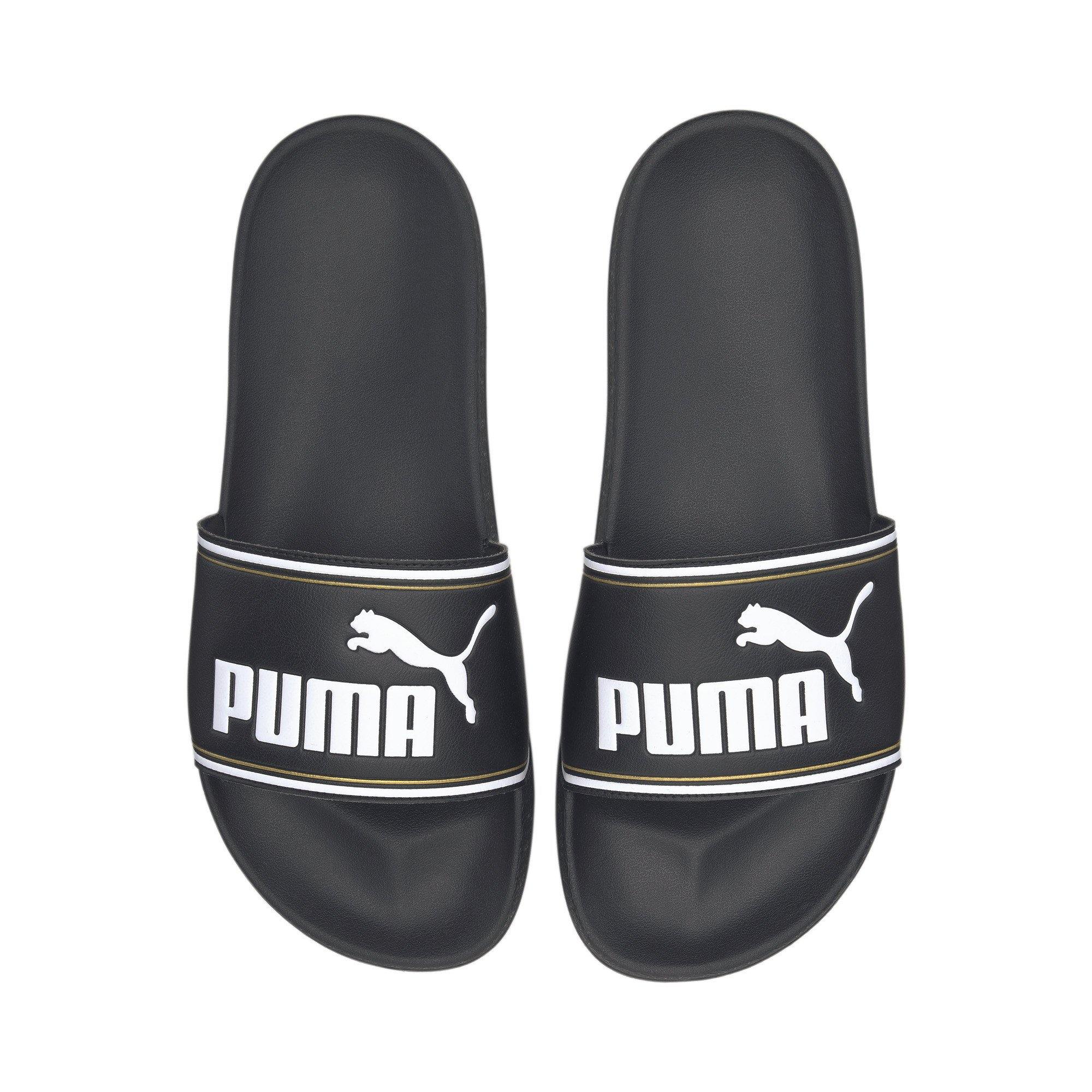 P-M39 (Leadcat ftr sandals black/team gold/white) 82192000 - Otahuhu Shoes