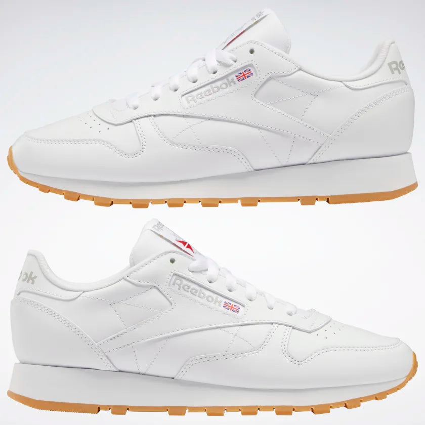 R-D14 (Reebok classic leather white/pure grey/rubber gum) 32298200 REEBOK