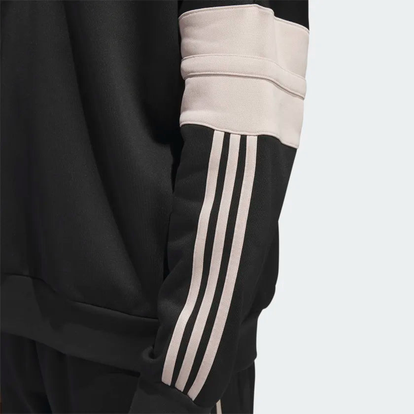 AA-Z19 (Adidas basket ball warm up track top black/wonder taupe) 32297165 ADIDAS