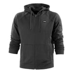 UAA-P2 (Mens rival fleece fz hoodie black/onyx/white) 82094591 - Otahuhu Shoes