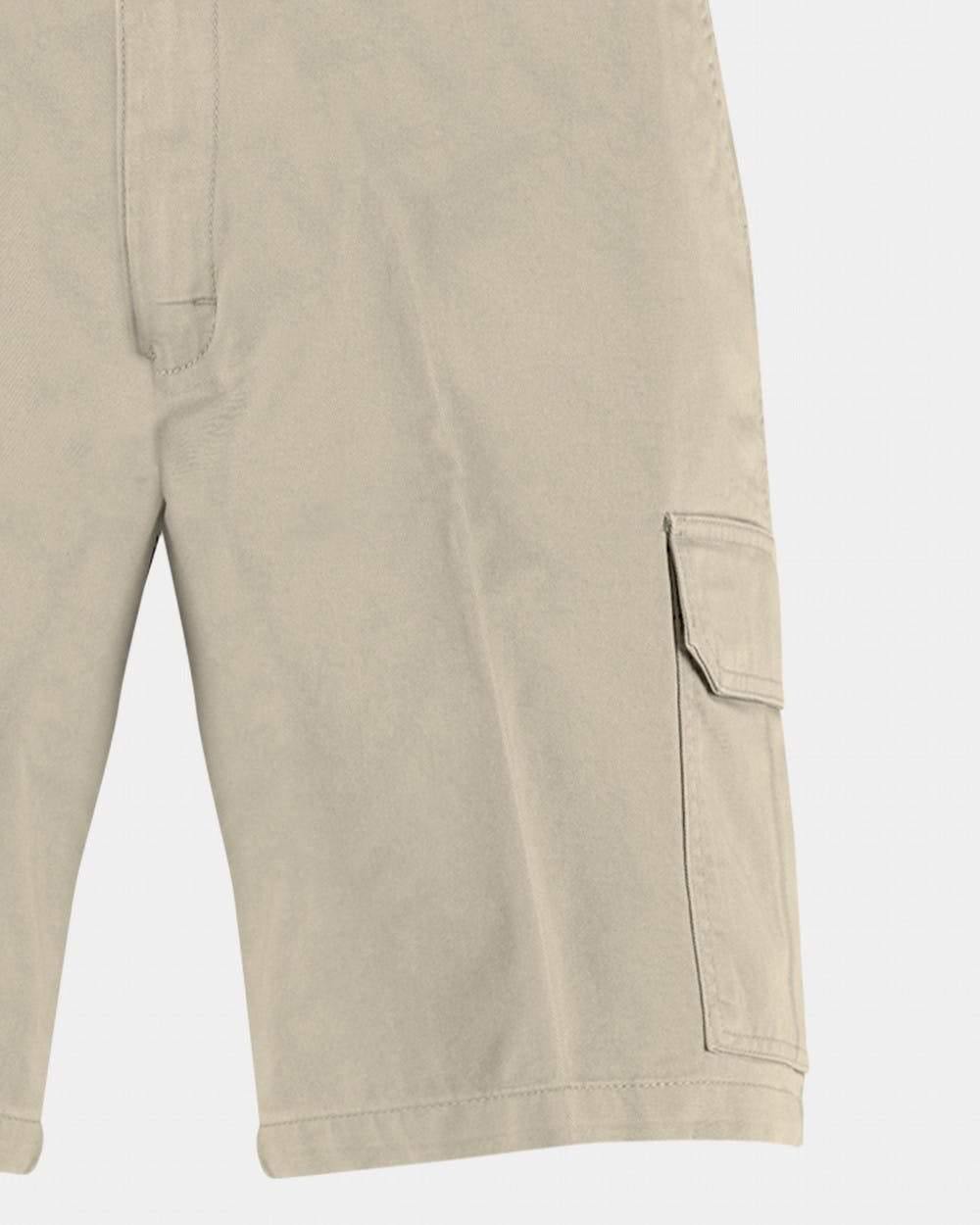 D-Q1 (10"LOOSE FIT CARGO SHORT - RINSED KAKHI) 121894130 - Otahuhu Shoes