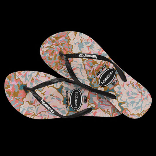 HA-WH7 (Slim petals 0090 black) 92291800 HAVAIANAS