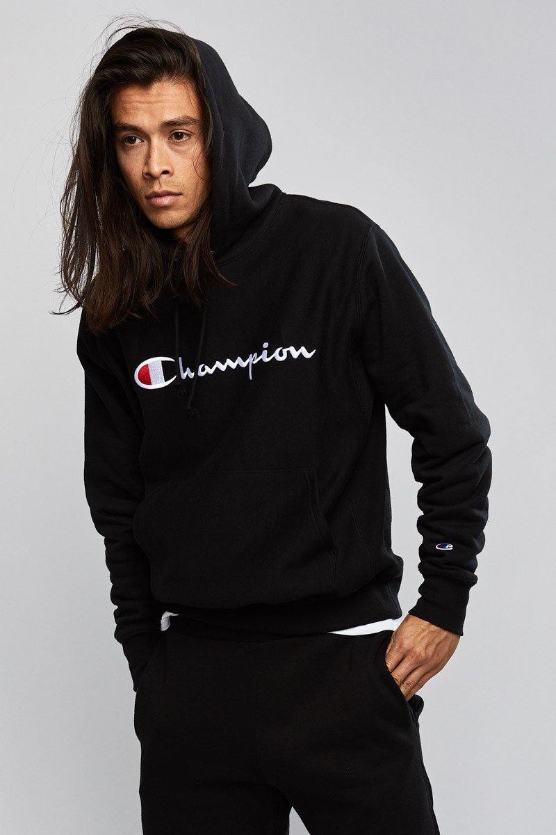 CA-L5 (RW HOOD W SCRIPT BLK/BLK) 51995217 - Otahuhu Shoes