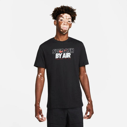 NA-I31 (M nike sportswear tee swoosh by air gx 3 black/white) 72192046 - Otahuhu Shoes