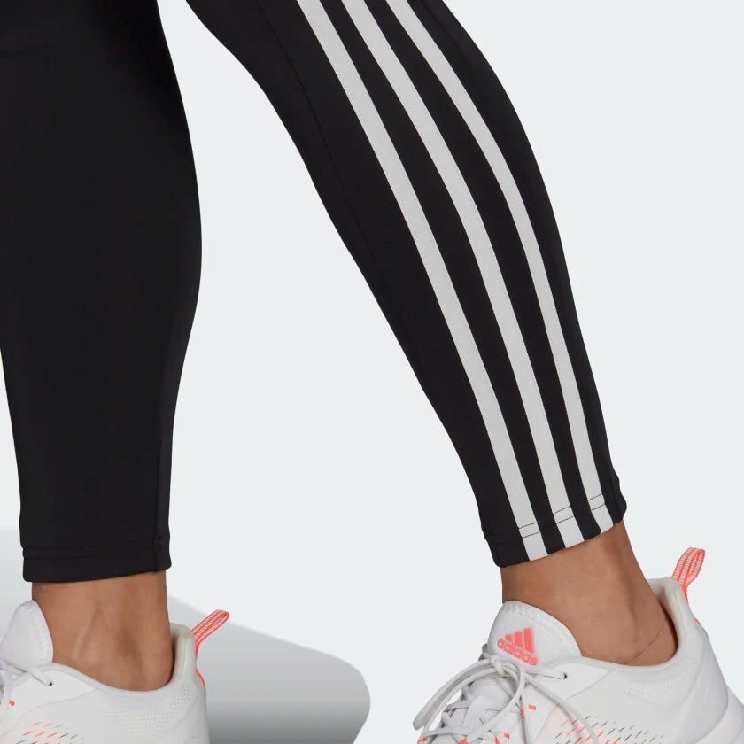 AA-V14 (Adidas designed to move high rise 3-stripes 7/8 sport tights black/white)  72293585 ADIDAS