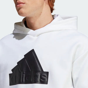 AA-M19 (Adidas future icons badge of sport hoodie white/black) 32295630 ADIDAS