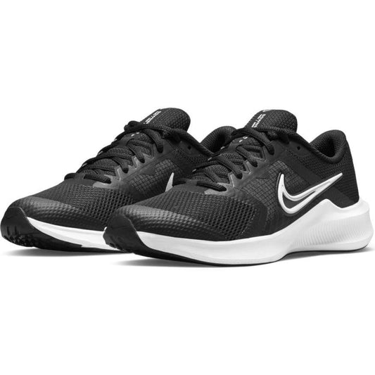 N-O120 (Nike downshifter 11 gs black/white) 42195115 - Otahuhu Shoes