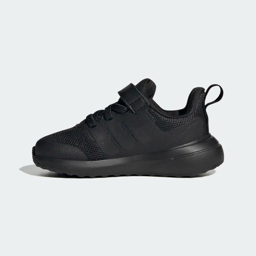 A-I65 (Adidas forta run 2.0 elastic lacetop strap shoes black/carbon) 22394095 ADIDAS