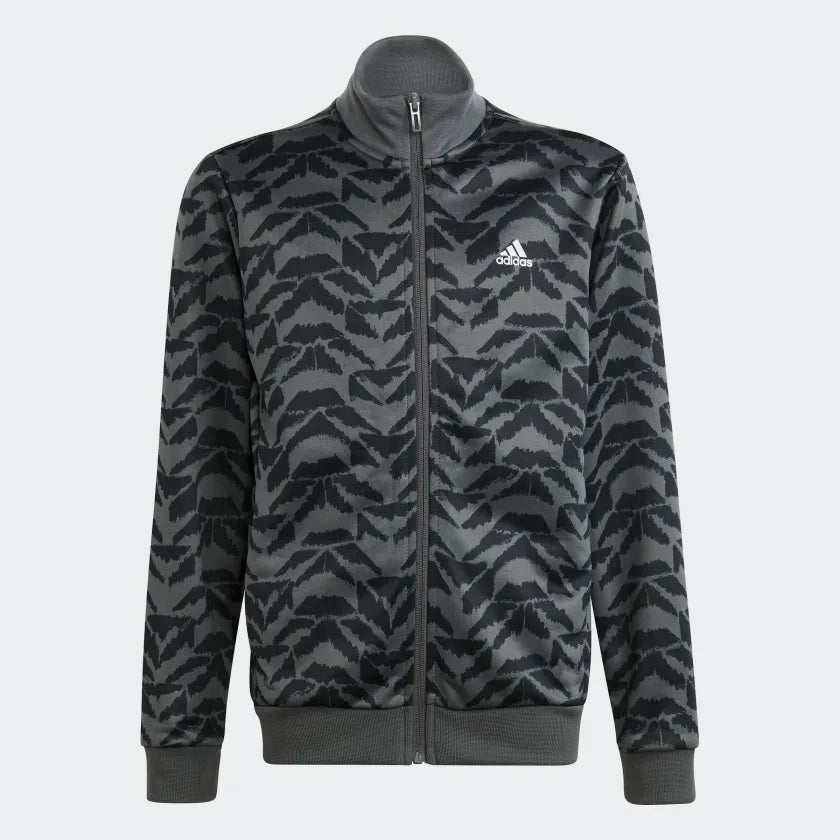 AA-B19 (Adidas football celebration tracksuit grey/black/white) 32396140 ADIDAS