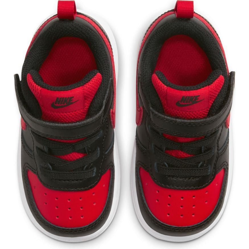 N-M133 (Nike court borough low 2 black/university red/white) 22192558 NIKE