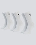 PA-O9 (Puma mens sport gym socks 3 pack white) 122391250