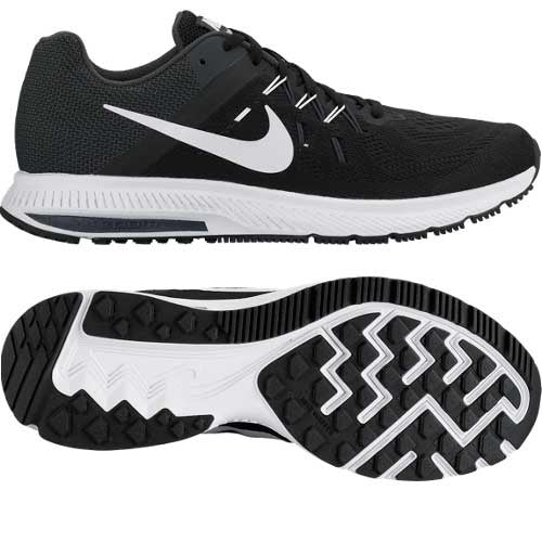 N-R83 (Nike zoom winflo 2 running shoes black/white) 121598184