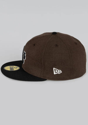 NEC-M43 (New era 5950 Angus oakland athletics wlt/black fitted hat) 102294000 NEW ERA