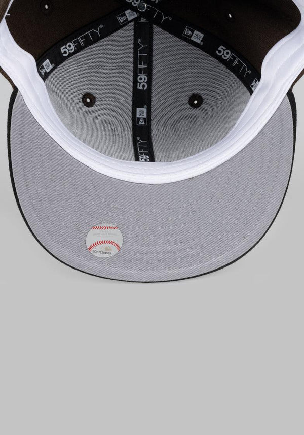 NEC-M43 (New era 5950 Angus oakland athletics wlt/black fitted hat) 102294000 NEW ERA
