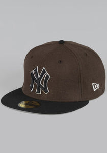 NEC-N43 (New era 5950 Angus new york yankees wlt/black fitted hat) 102294000 NEW ERA