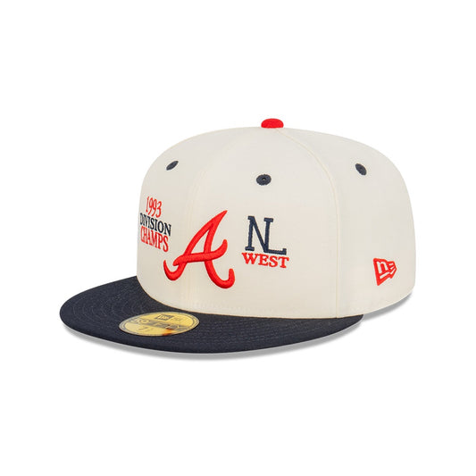NEC-B47 (New era 5950 div champ atlanta braves fitted cap) 12393970 NEW ERA