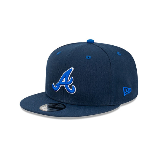 NEC-V46 (New era 950 blueberry atlanta braves snapback cap osfm) 22392850 NEW ERA
