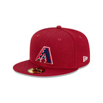 NEA-T51 (New era 5950 bordeaux blue arizona diamondbacks fitted hat maroon/navy) 52393750 NEW ERA