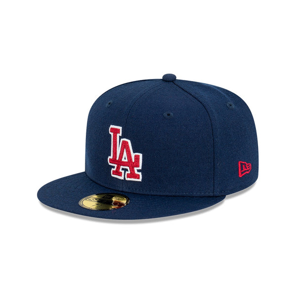 Blue la fitted hat discount