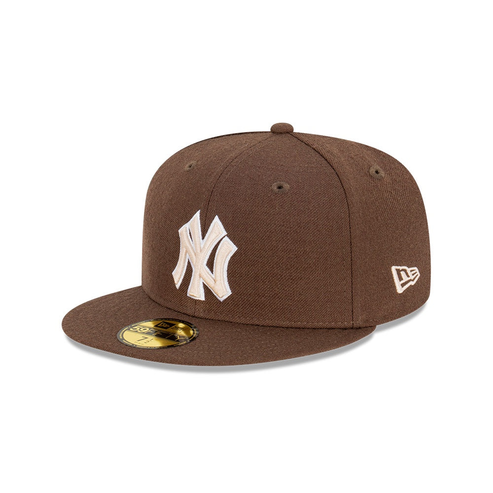 NEC-R50 (New era 5950 brownstone new york yankees fitted hat) 52393970 NEW ERA