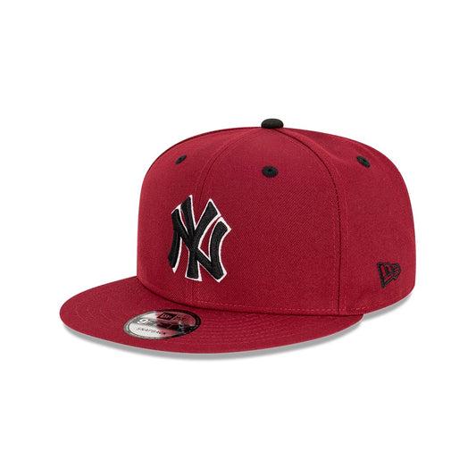 NEC-V49 (New era 950 dark cherry new york yankees snapback cardinal/black osfm) 42392850 NEW ERA