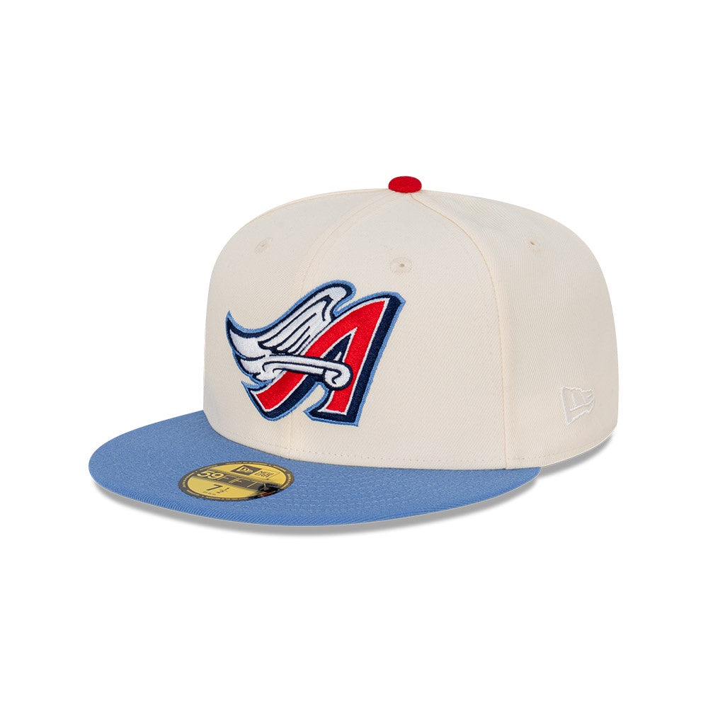 NEC-I55 (New era 5950 cooperstown 2tone chrome anaheim angels fitted caps) 112393750