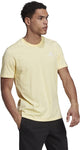 AA-E18 (Esseentials Small Logo Tee Yellow/White) 12392050 ADIDAS