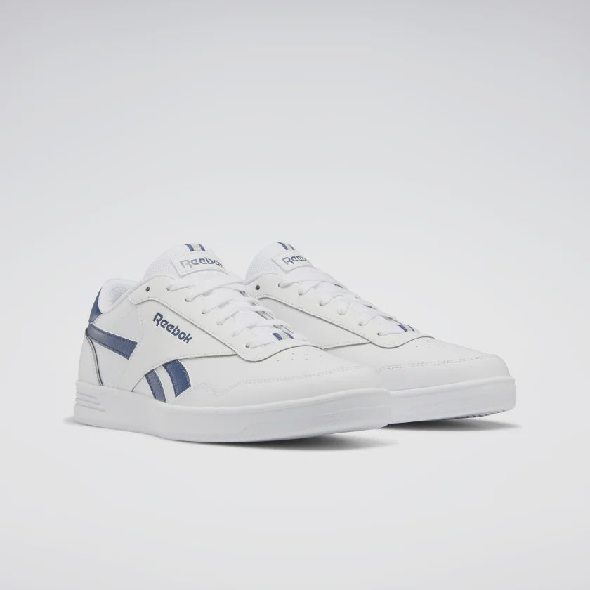 R-B13 (Reebok royal techque t shoes white/batik blue/light solid grey) 82295630 REEBOK
