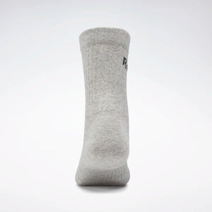RA-Y (Act core mid crew socks medium heather grey/black/white) 3229770 REEBOK