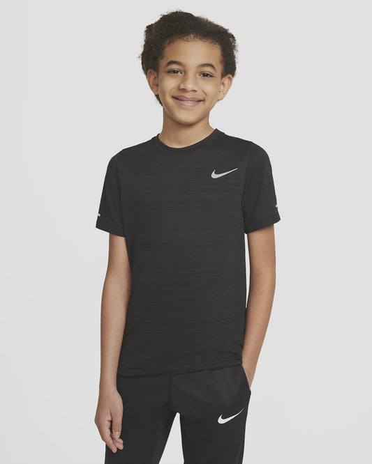 NA-B43 (Nike dri fit short sleeve miller top black) 82392302 NIKE