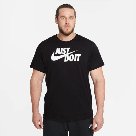 NA-X27 (M nsw tee just do it swoosh black/white) 122092046 - Otahuhu Shoes