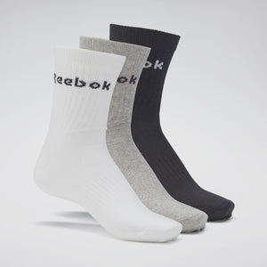 RA-Y (Act core mid crew socks medium heather grey/black/white) 3229770 REEBOK
