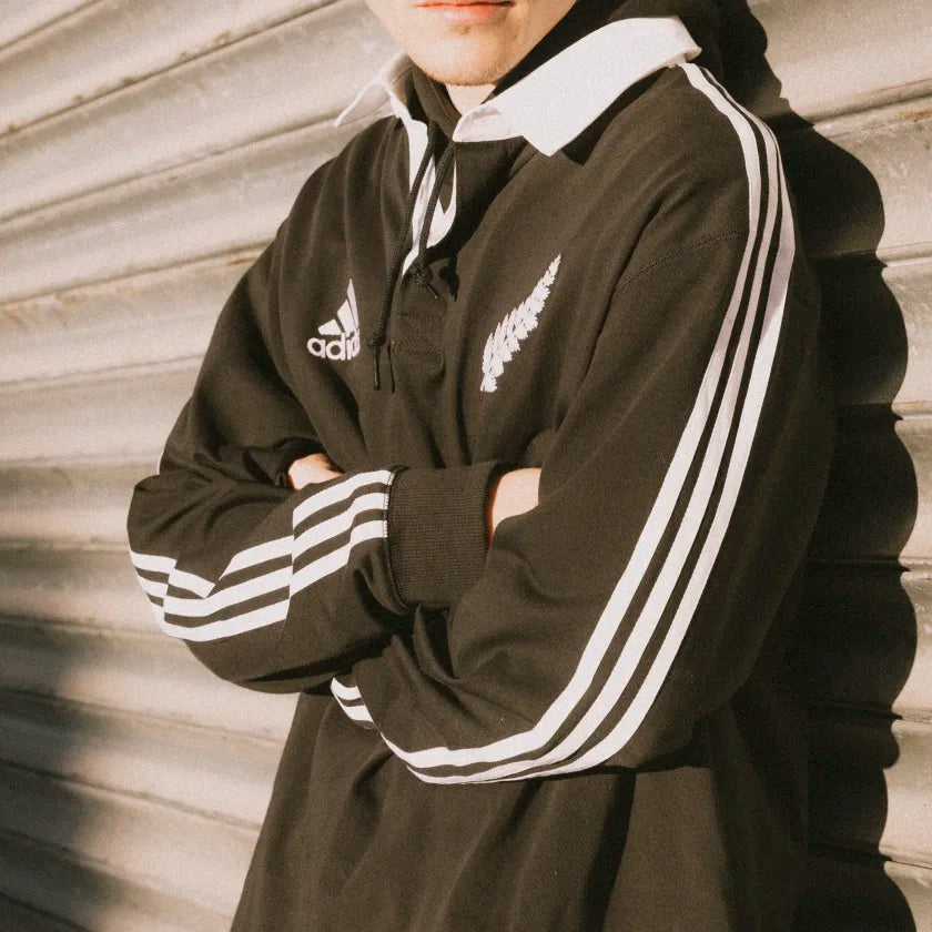 AA E15 All blacks heritage polo black white 72295320 Otahuhu Shoes