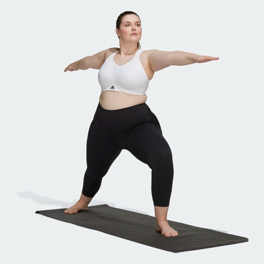 AA-Z17 (ADIDAS YOGA STUDIO 7/8 LEGGINGS (PLUS SIZE) Black) 12395115 ADIDAS