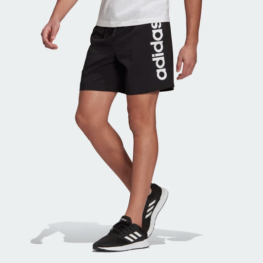 AA-Q14 (Adidas aeroready essentials chelsea linear logo shorts black/white) 62292560 ADIDAS