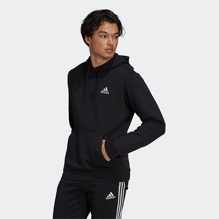 AA-C23 (Adidas essentials fleece hoodie black/white) 32493610