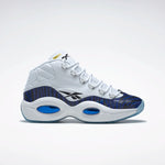 R-W13 (Panini Question Mid Basketball Shoes Ftwr White / Classic Cobalt / Core Black) 123915300 REEBOK