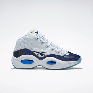 R-W13 (Panini Question Mid Basketball Shoes Ftwr White / Classic Cobalt / Core Black) 123915300 REEBOK
