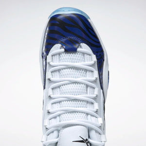 R-W13 (Panini Question Mid Basketball Shoes Ftwr White / Classic Cobalt / Core Black) 123915300 REEBOK