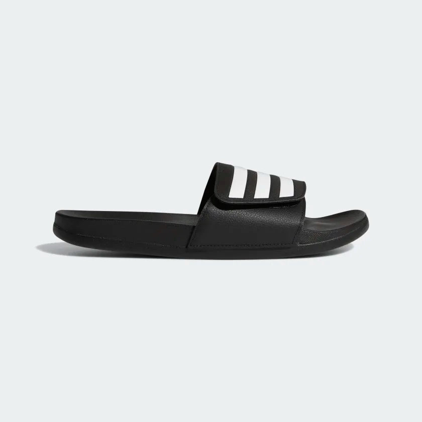 A-G65 (ADILETTE COMFORT ADJUSTABLE BANDAGE SLIDES Core Black / Cloud White / Core Black) 12393070 ADIDAS